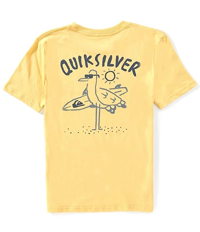 Quiksilver Big Boys Short Sleeves Seagull Stand T-shirt