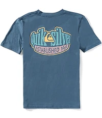 Quiksilver Big Boys Short Sleeves Squeeze Graphic Pullover T-Shirt