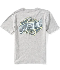 Quiksilver Big Boys Three Deep Short Sleeve T-Shirt
