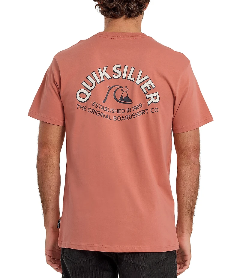 Quiksilver Bubble Arch Logo Short Sleeve T-Shirt