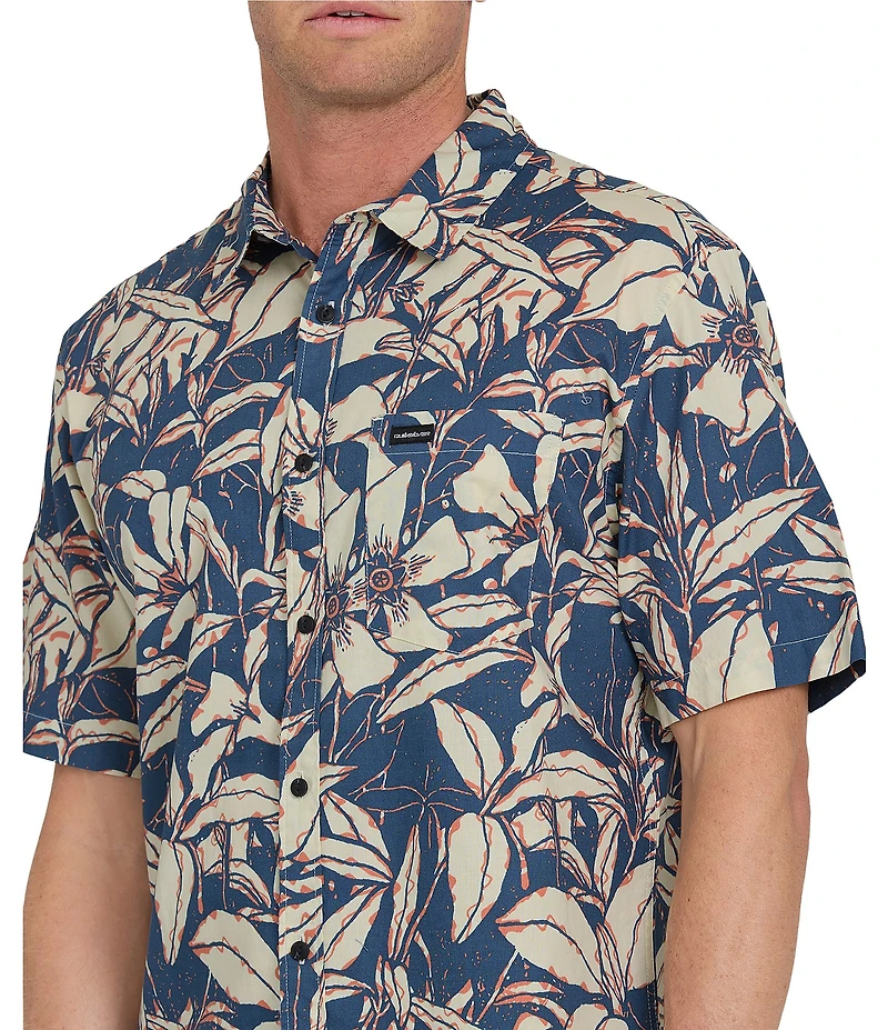 Quiksilver Cantina Short Sleeve Printed Woven Shirt