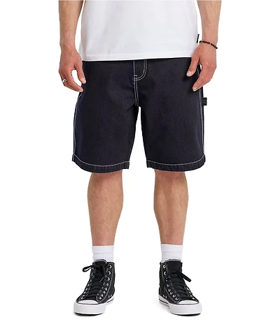 Quiksilver Carpenter Baggy 21#double; Outseam Denim Walkshorts