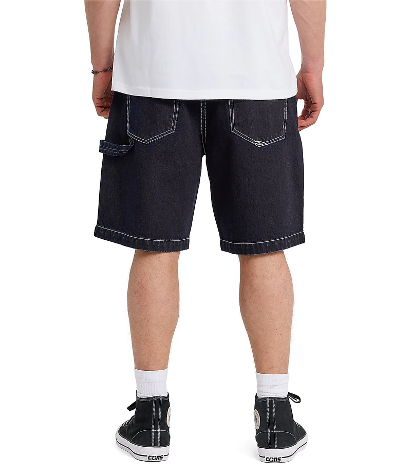 Quiksilver Carpenter Baggy 21#double; Outseam Denim Walkshorts