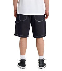 Quiksilver Carpenter Baggy 21#double; Outseam Denim Walkshorts