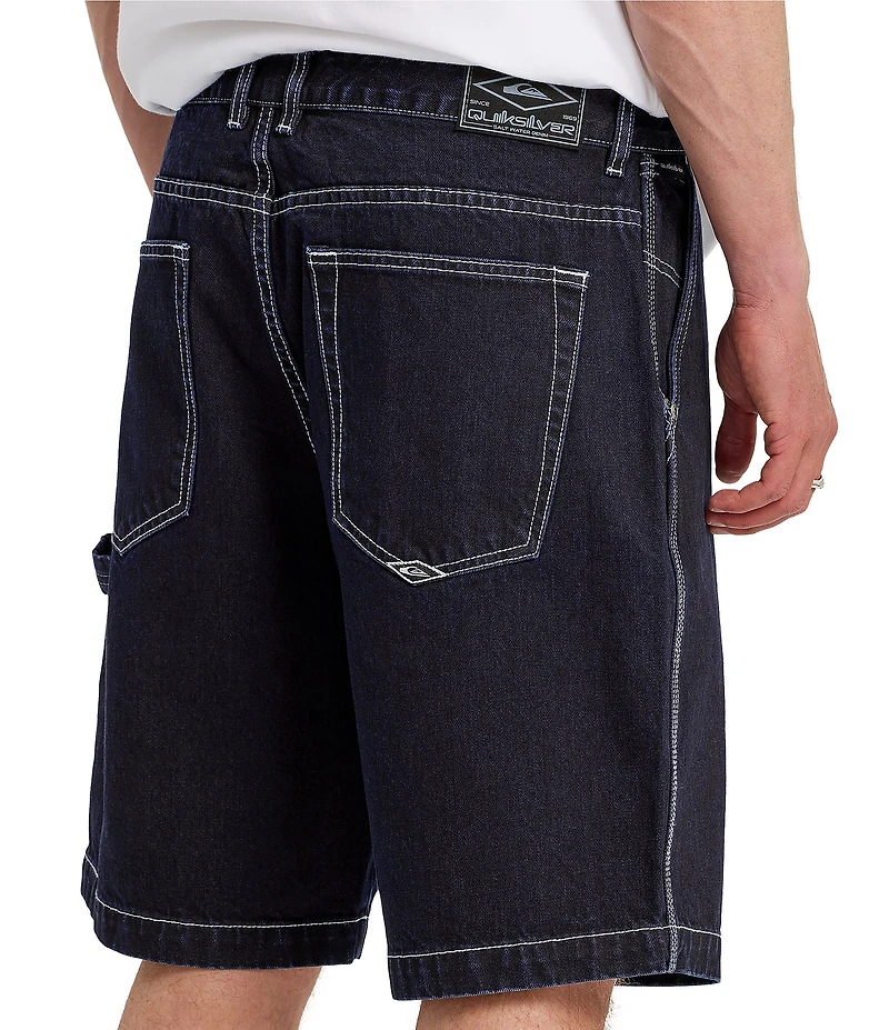 Quiksilver Carpenter Baggy 21#double; Outseam Denim Walkshorts