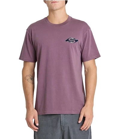 Quiksilver Dark Horse Logo Short Sleeve Graphic T-Shirt