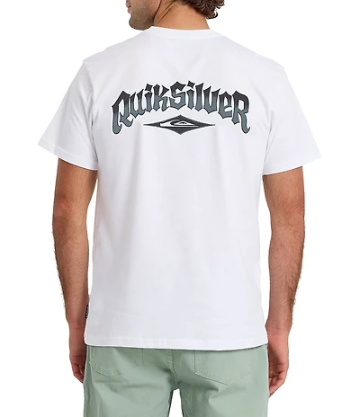 Quiksilver Diamond Arch Logo Short Sleeve T-Shirt
