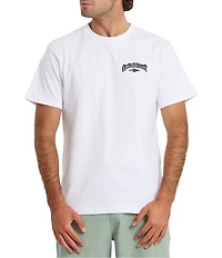 Quiksilver Diamond Arch Logo Short Sleeve T-Shirt