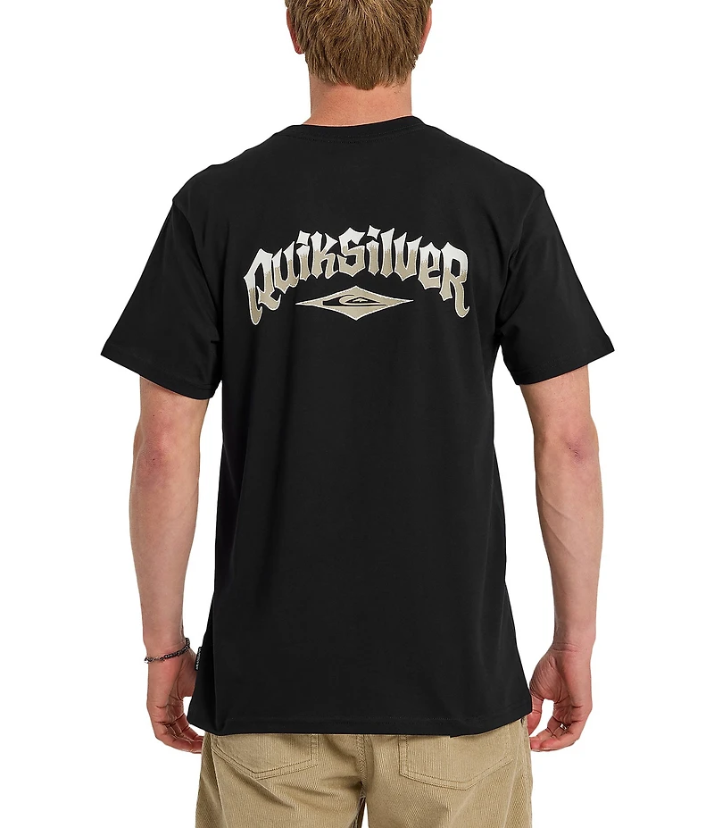 Quiksilver Diamond Arch Logo Short Sleeve T-Shirt