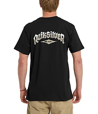 Quiksilver Diamond Arch Logo Short Sleeve T-Shirt