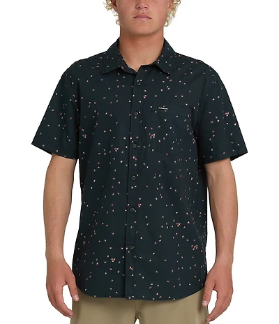 Quiksilver Ditsy Blossom Short Sleeve Poplin Shirt