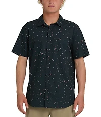 Quiksilver Ditsy Blossom Short Sleeve Poplin Shirt