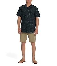 Quiksilver Ditsy Blossom Short Sleeve Poplin Shirt