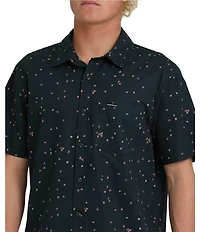 Quiksilver Ditsy Blossom Short Sleeve Poplin Shirt