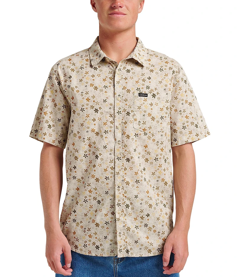 Quiksilver Ditsy Mini Short Sleeve Poplin Shirt