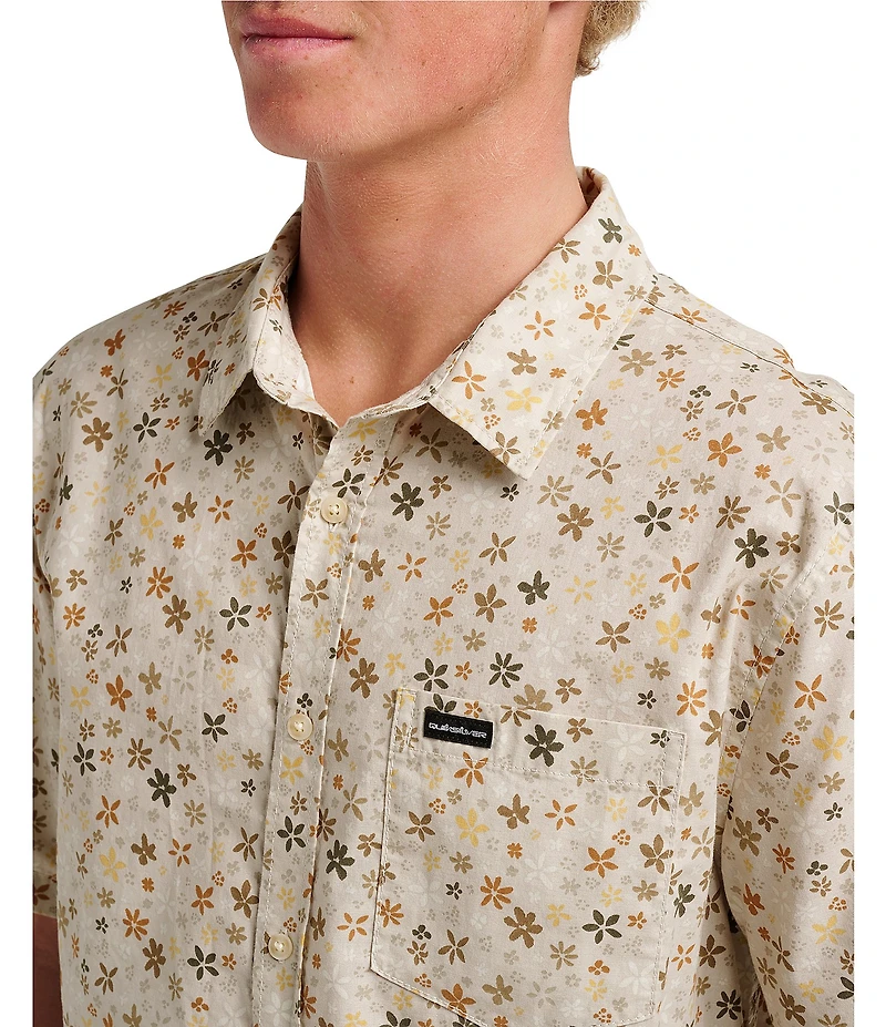 Quiksilver Ditsy Mini Short Sleeve Poplin Shirt