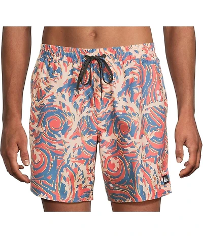 Quiksilver Everyday Mix 17#double; Inseam Volley Swim Trunks