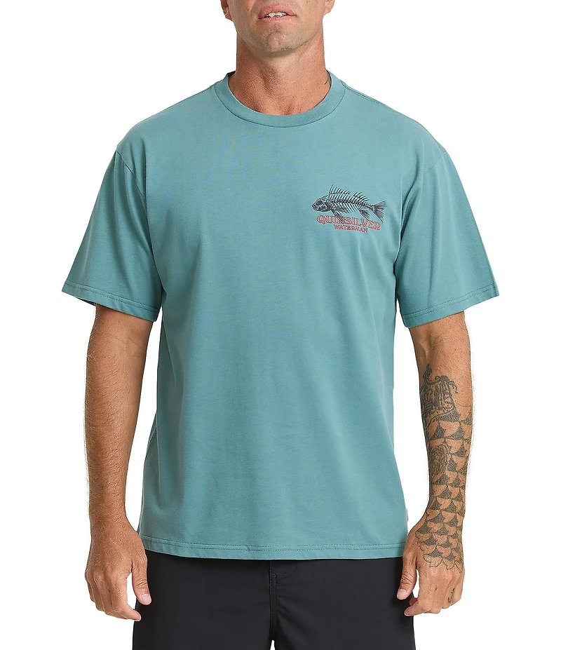 Quiksilver Fish Bones Short Sleeve T-Shirt