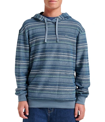 Quiksilver Great Otway Long Sleeve Striped Hoodie