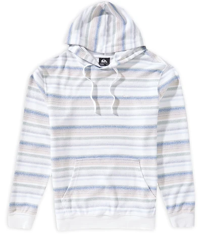 Quiksilver Great Otway Yarn Dyed Striped Long Sleeve French Terry Hoodie