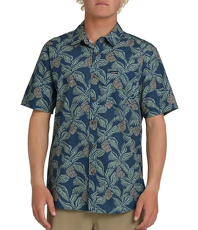 Quiksilver Hala Printed Short Sleeve Poplin Shirt