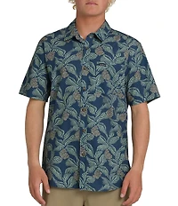 Quiksilver Hala Printed Short Sleeve Poplin Shirt