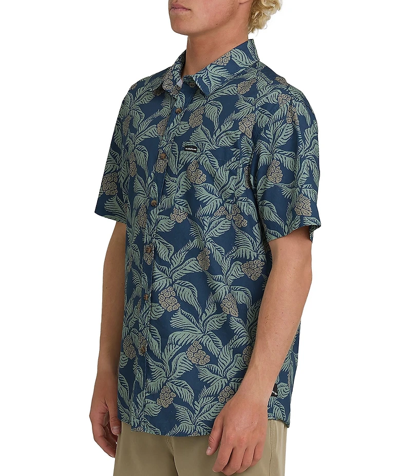 Quiksilver Hala Printed Short Sleeve Poplin Shirt
