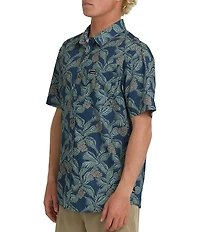 Quiksilver Hala Printed Short Sleeve Poplin Shirt