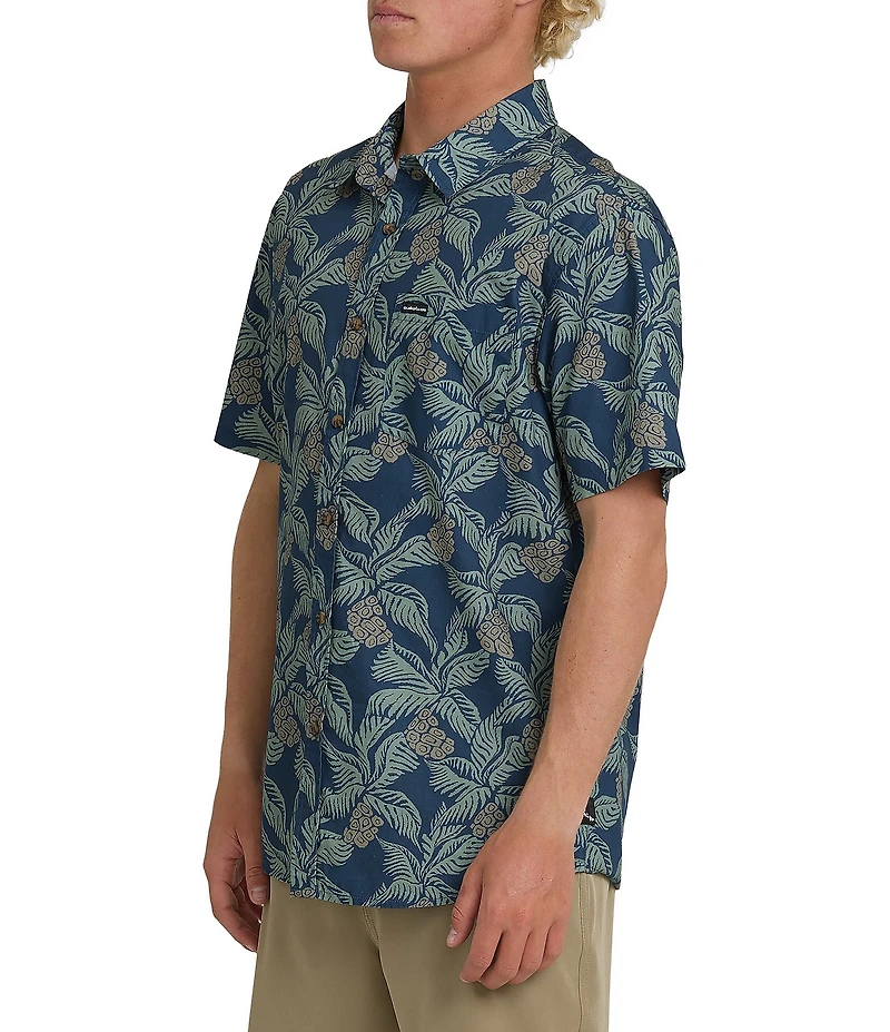 Quiksilver Hala Printed Short Sleeve Poplin Shirt