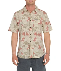 Quiksilver Jetty Bloom Short Sleeve Woven Shirt