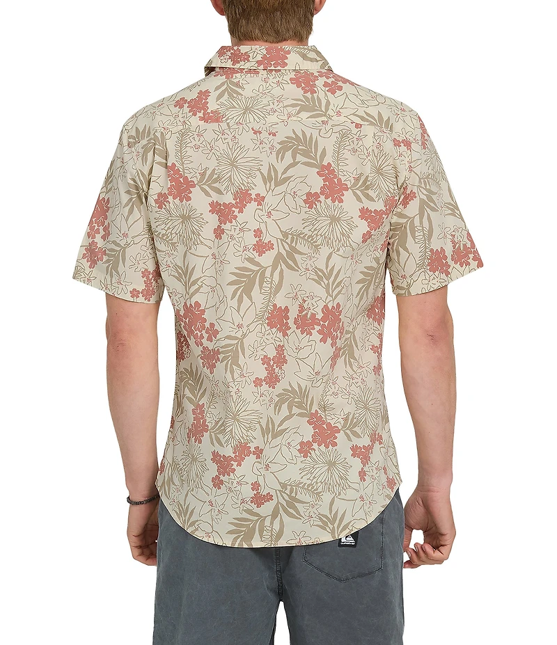 Quiksilver Jetty Bloom Short Sleeve Woven Shirt