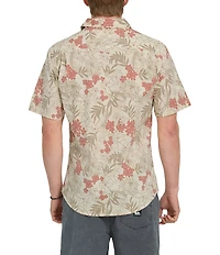 Quiksilver Jetty Bloom Short Sleeve Woven Shirt