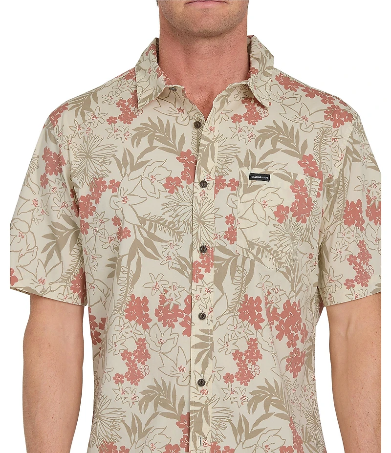 Quiksilver Jetty Bloom Short Sleeve Woven Shirt