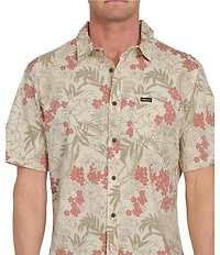 Quiksilver Jetty Bloom Short Sleeve Woven Shirt