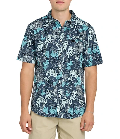 Quiksilver Jetty Bloom Short Sleeve Woven Shirt