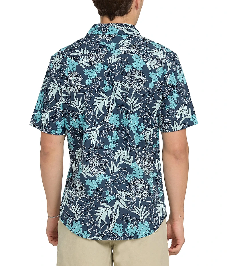 Quiksilver Jetty Bloom Short Sleeve Woven Shirt