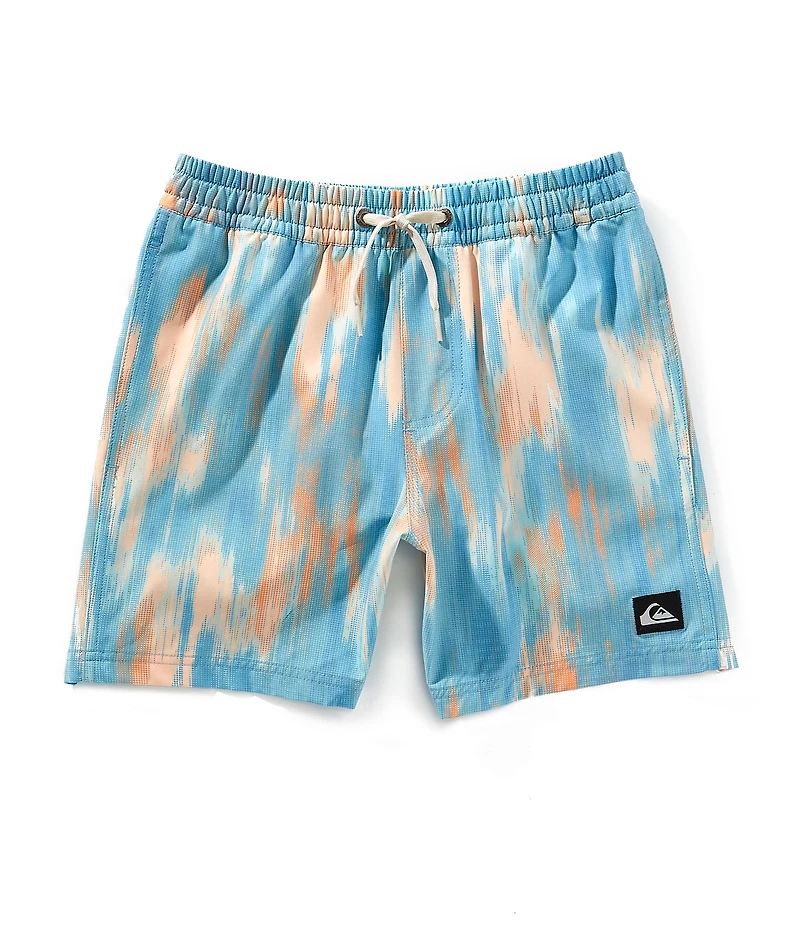 Quiksilver Little Boys Everyday Mix Tie-Dye-Print Volley Shorts