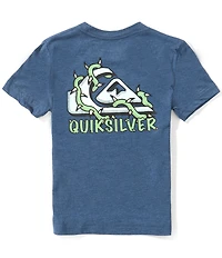 Quiksilver Little Boys Creature Logo Short Sleeve T-Shirt