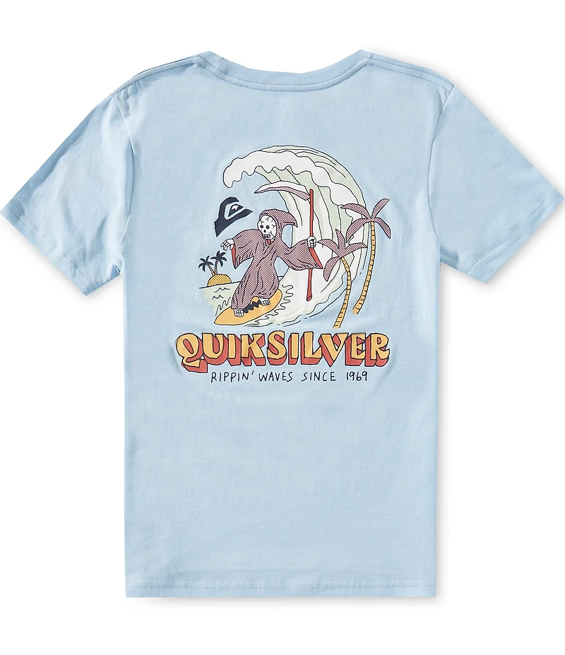 Quiksilver Little Boys Short Sleeve Reaper Surfer T-Shirt