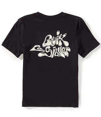 Quiksilver Little Boys Short Sleeve Splatter Logo T-Shirt