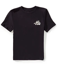 Quiksilver Little Boys Short Sleeve Splatter Logo T-Shirt