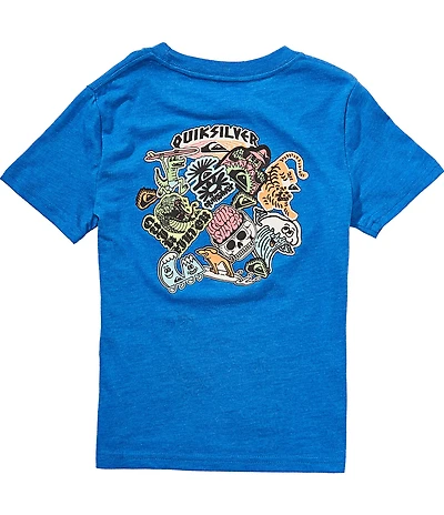 Quiksilver Little Boys Short-Sleeve Sticker T-Shirt