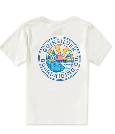 Quiksilver Little Boys Short Sleeve Surf Circle T-Shirt
