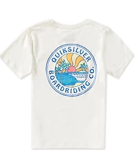 Quiksilver Little Boys Short Sleeve Surf Circle T-Shirt