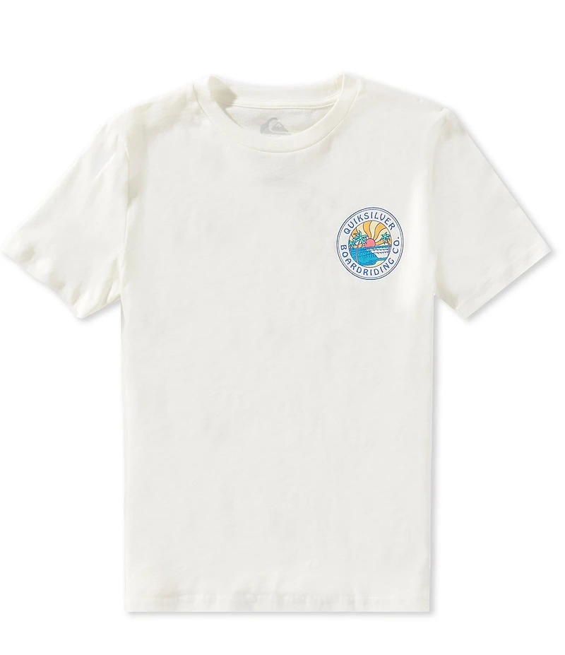 Quiksilver Little Boys Short Sleeve Surf Circle T-Shirt