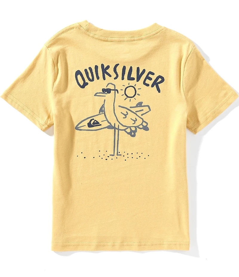 Quiksilver Little Boys Short Sleeves Seagull Stand T-Shirt