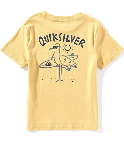 Quiksilver Little Boys Short Sleeves Seagull Stand T-Shirt