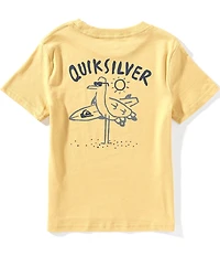 Quiksilver Little Boys Short Sleeves Seagull Stand T-Shirt