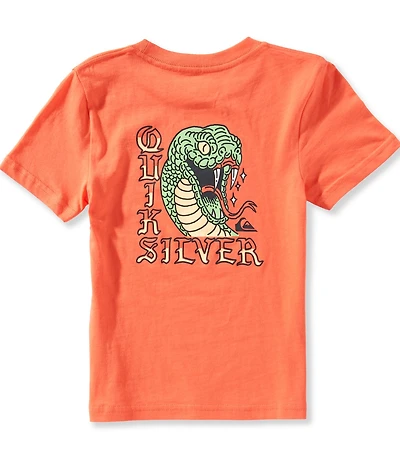 Quiksilver Little Boys Snake Head Short Sleeve T-Shirt