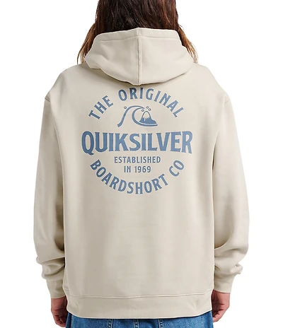 Quiksilver Long Sleeve Logo Graphic Hoodie